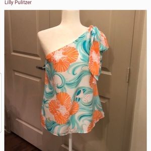 One Shoulder Lilly Top size 8